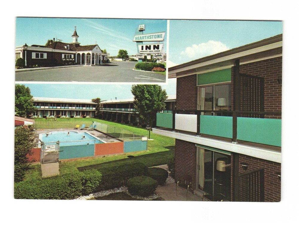 Hearthstone INN Motor Lodge PARSIPPANY NJ Vintage Postcard unposted