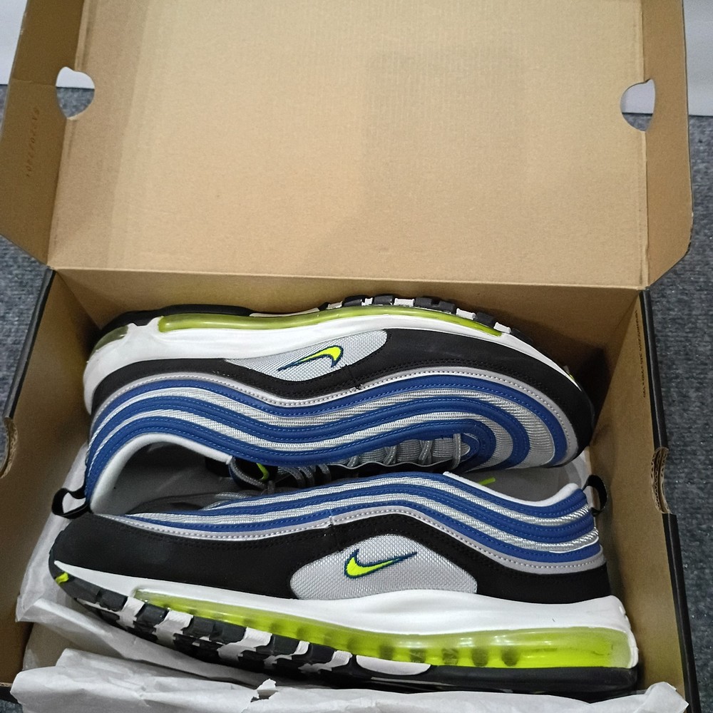 Nike Air Max 97 OG Size 13 Atlantic Blue Voltage Yellow DM0028-400