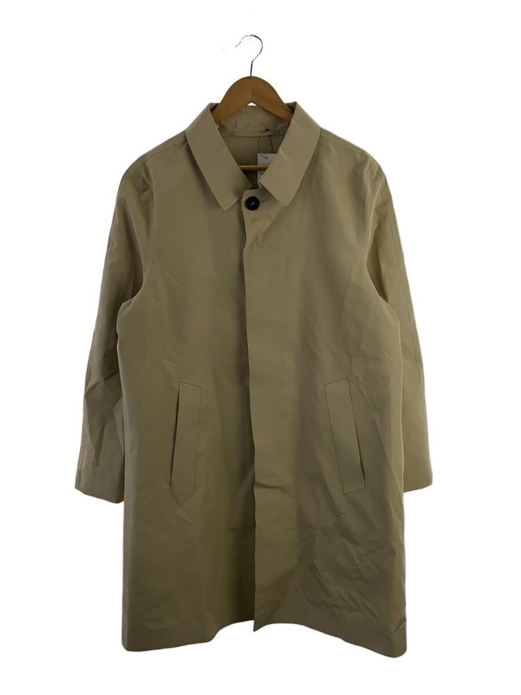 Doppiaa/ Steel Collar Coat/52/Polyester/Beg/Plain 10201
