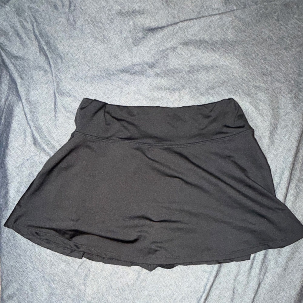 SHEIN Petite S Black Athletic Skort Stretch Activewear Gym Training