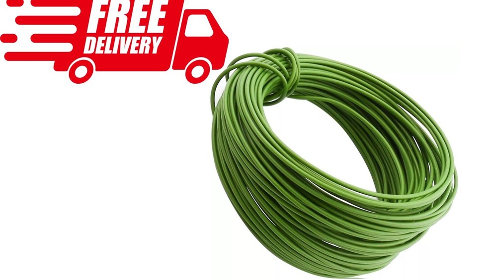 Garden Wire Ties Plant Soft Ties 65.6 Feet Wire Ties Green Coated For Plant Home
