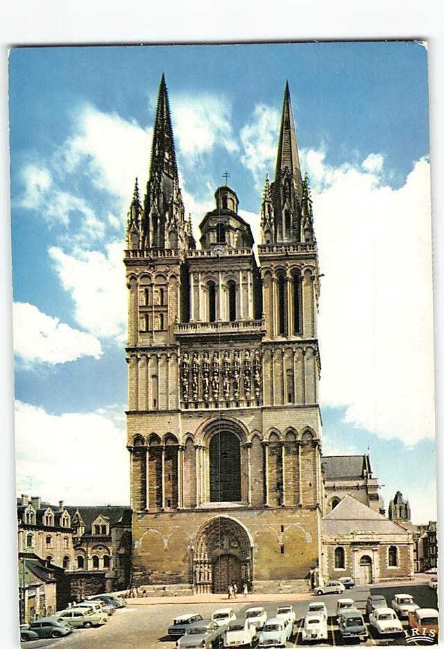 Postcard Cathédrale Saint-Maurice d'Angers in France