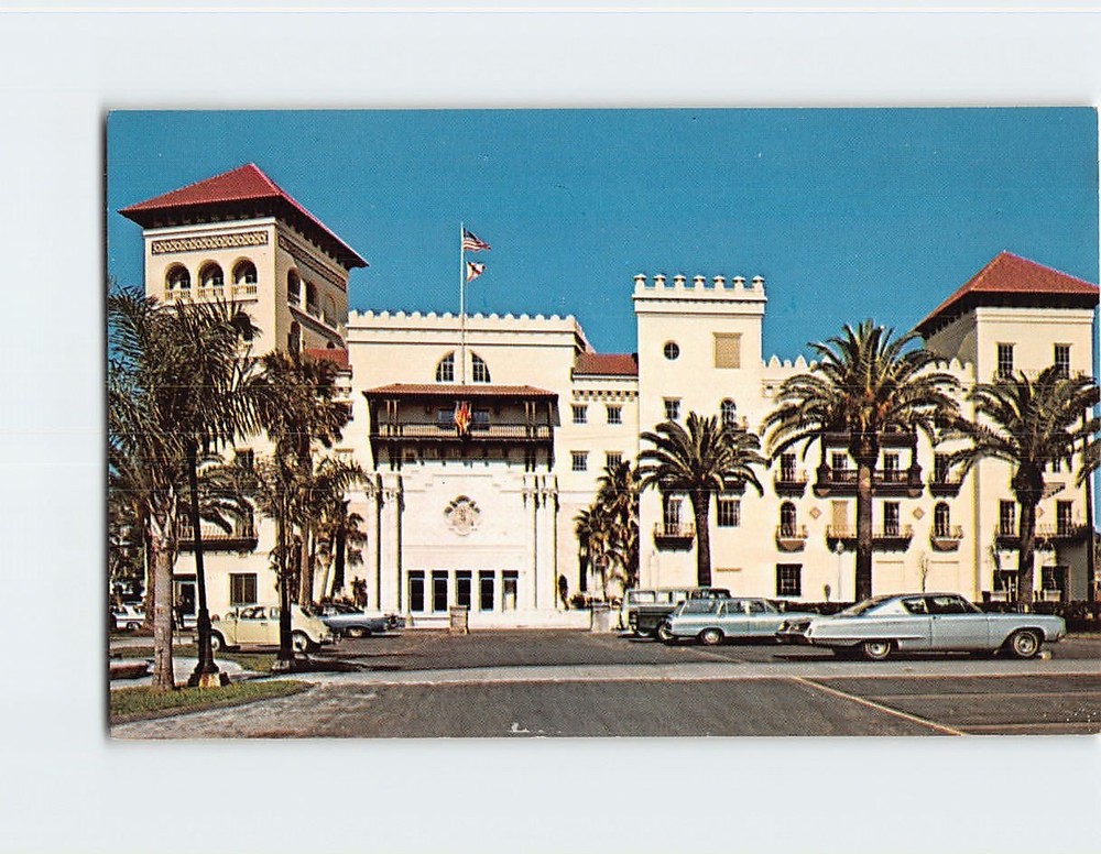 Postcard The New Saint St. John's County Court House St. Augustine Florida USA