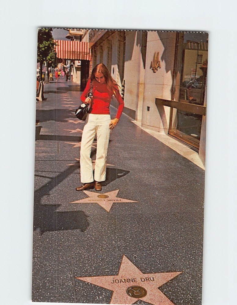 Postcard Walk of Fame Hollywood California USA