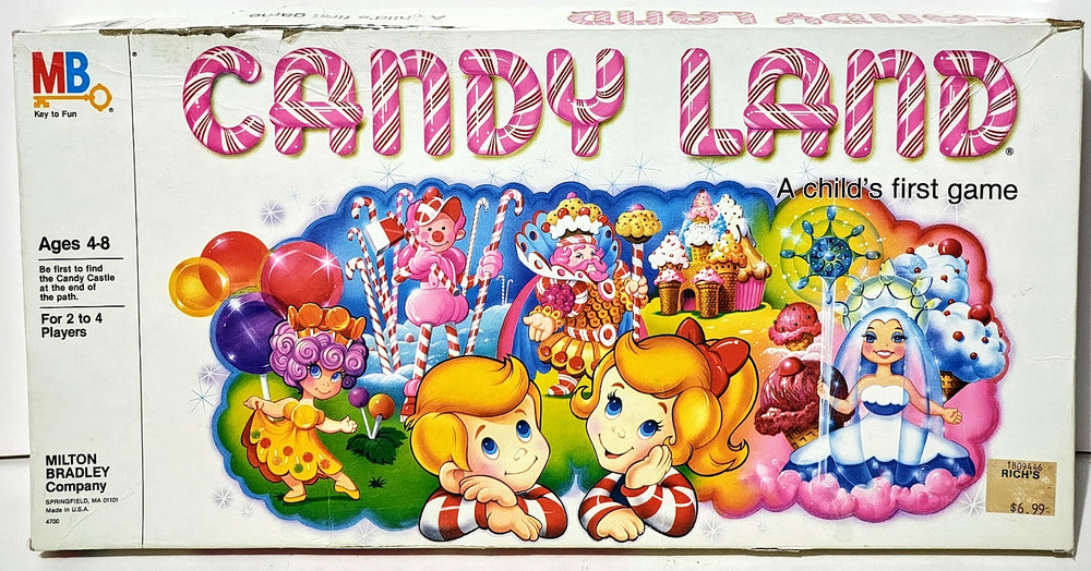 Candy Land - Classic Candy Adventure Game - Milton Bradley - Complete - 1984