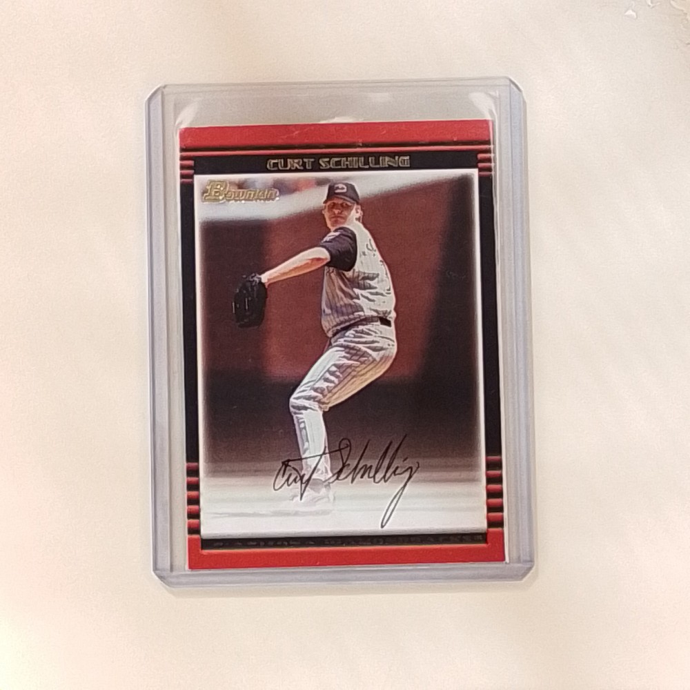 2002 Bowman - Curt Schilling #11 Arizona Diamondbacks Baseball Card