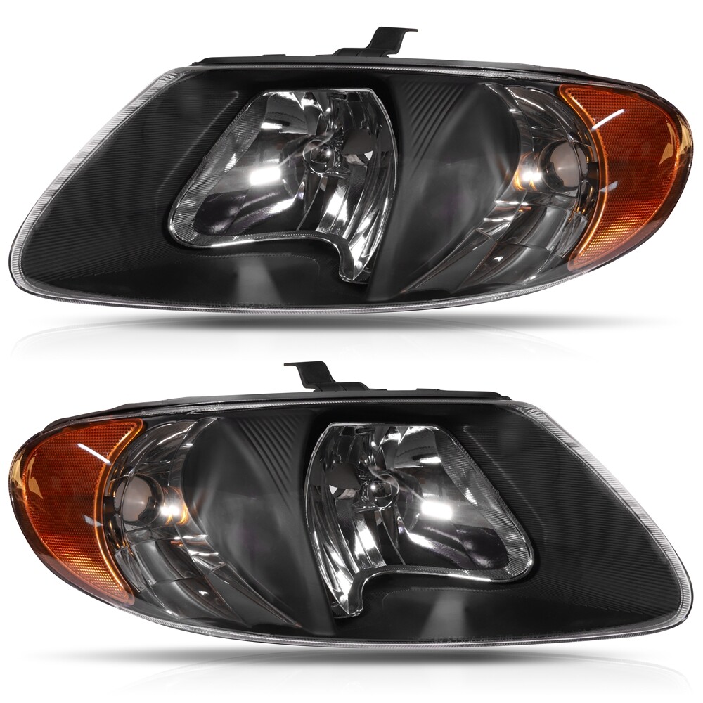 For 01-07 Dodge Caravan Chrysler Town & Country Headlights Assembly LH RH Pair