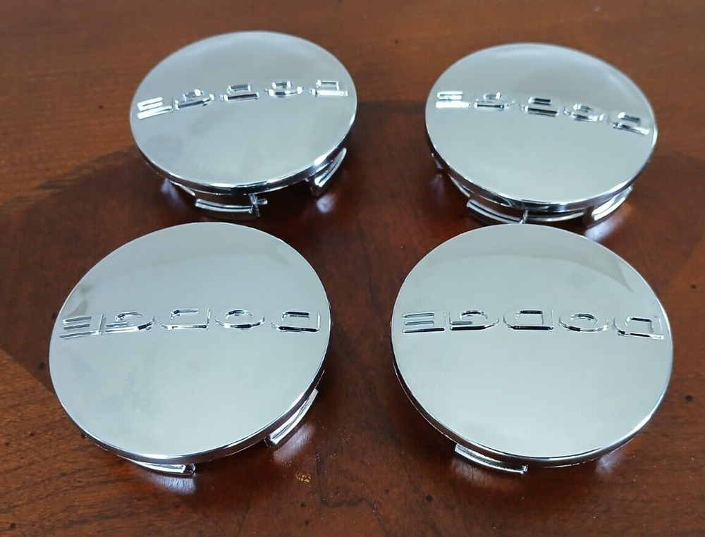 4x Silver Chrome 63mm Wheel Center Hub Caps For 2004-2018 Dodge Ram 1500 Avenger