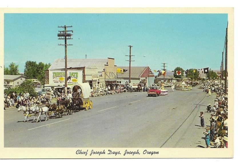 Vintage Postcard Chief Joseph Days Joseph OR  008002