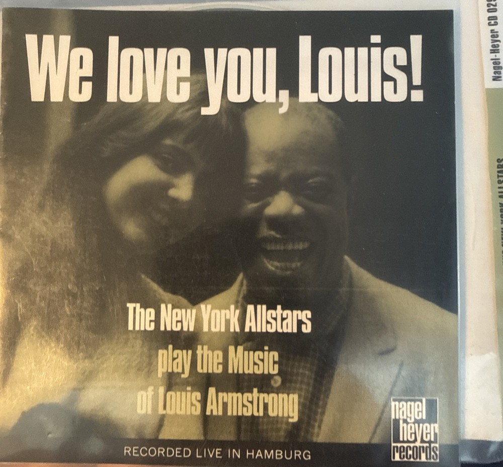 The New York Allstars ‘We Love You, Louis!’ CD Good Condition