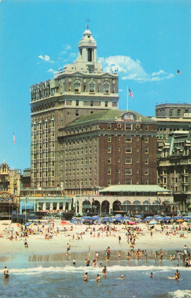 The Shelburne Hotel on the Beach - Atlantic City New Jersey NJ - Postcard