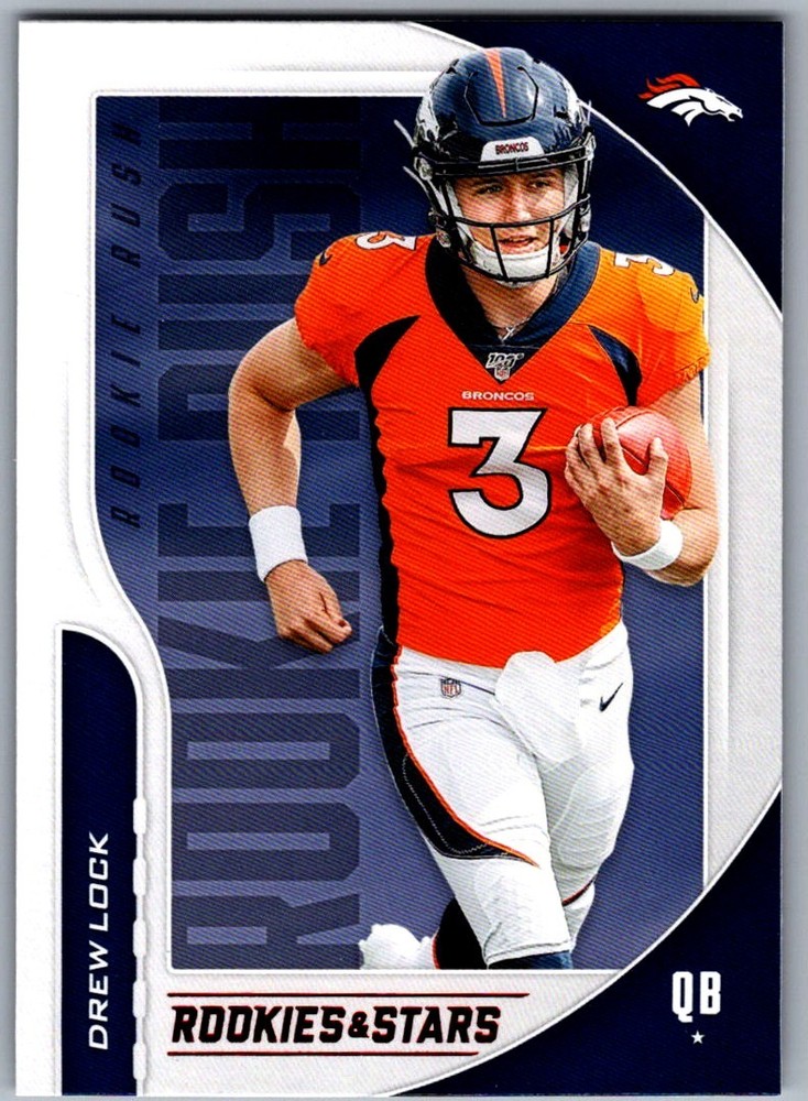 2019 Panini Rookies & Stars Rookie Rush Red Drew Lock Broncos #RR-DL RC