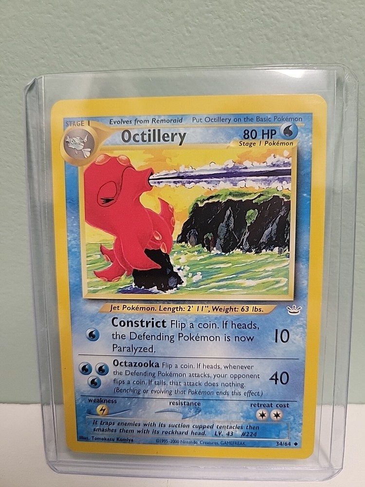 Pokemon TCG Octillery 34/64 Neo Revelation Unlimited MINT