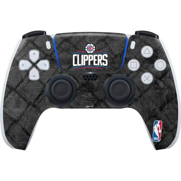 NBA Los Angeles Clippers PS5 Controller Skin - Los Angeles Clippers Black Rust
