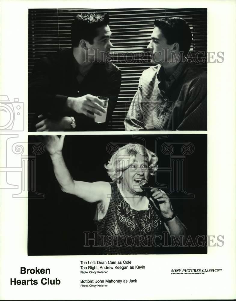 2000 Press Photo Dean Cain, Andrew Keegan, John Mahoney in 
