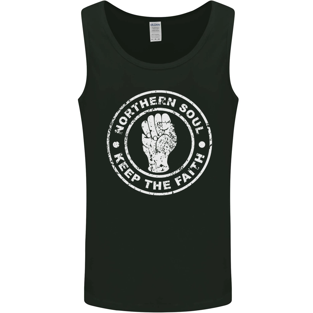 Northern Soul Keeping the Faith Mens Vest Tank Top