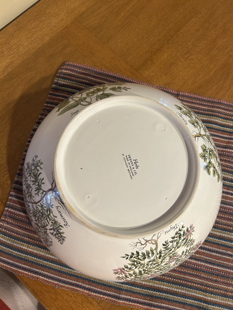 Large Ceramic Tiffany Serving Bowl 