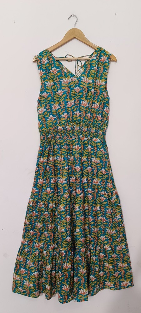 Vince Camuto Womens Floral Print Cotton Maxi Dress Casual Maxi  Summer Boho Lace