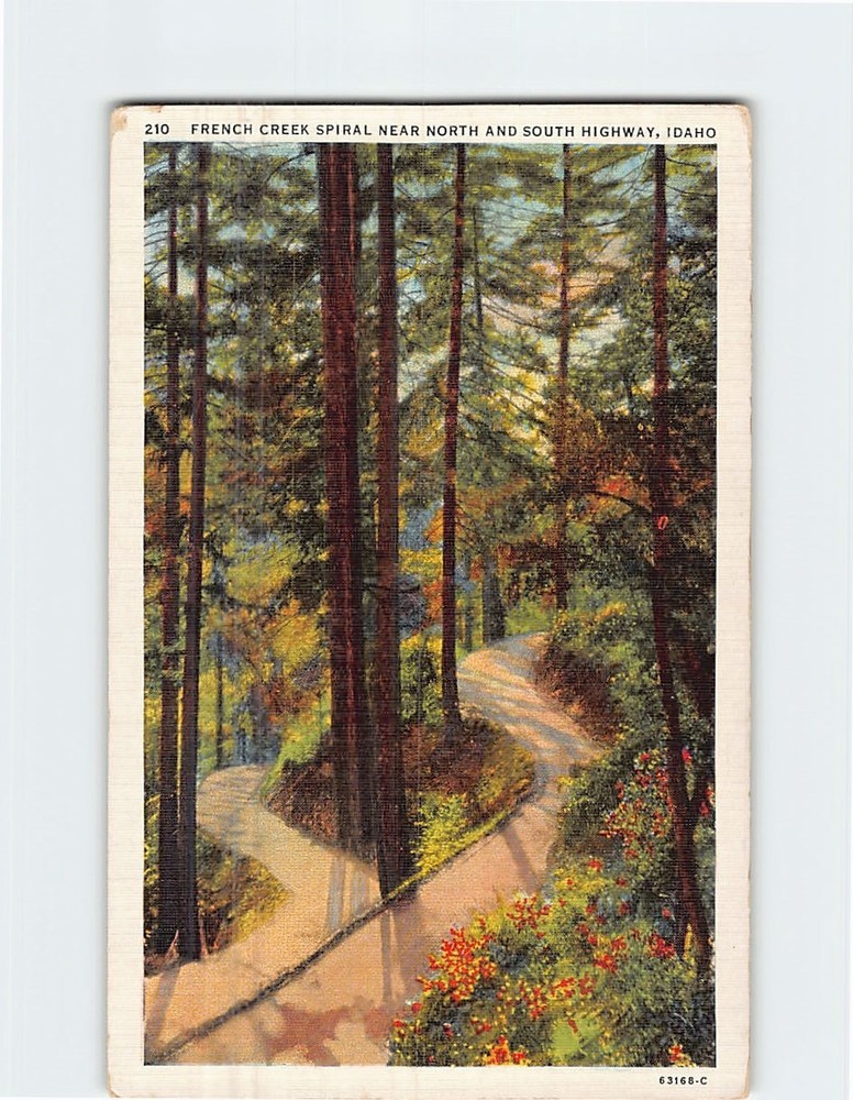 Postcard French Creek Spiral Idaho USA