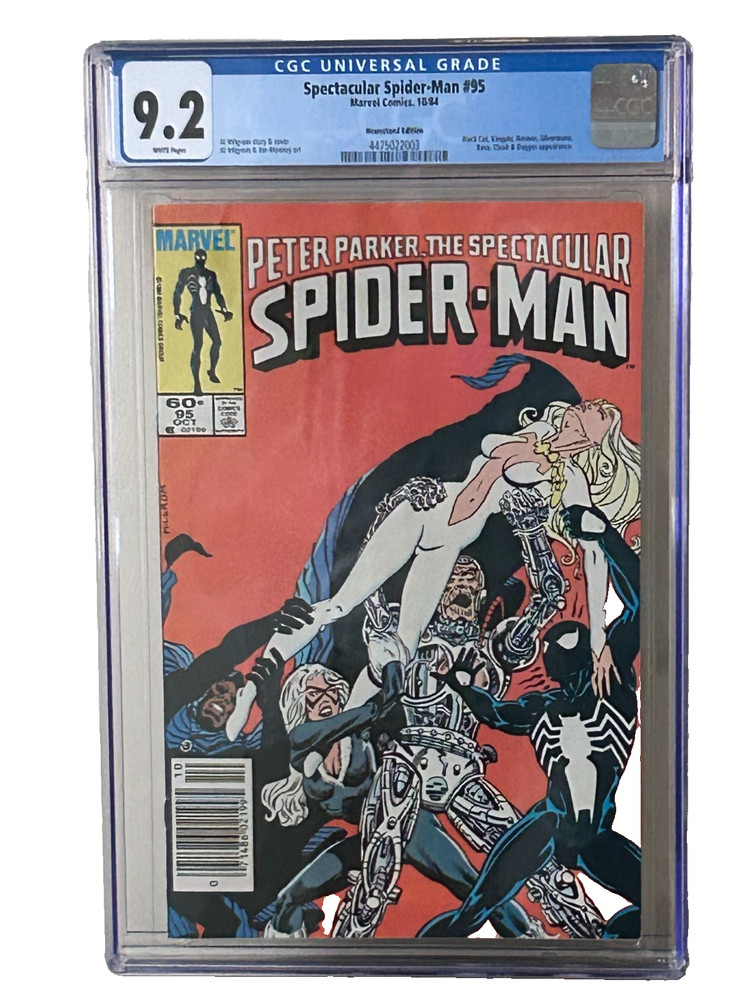 The Spectacular Spider-Man #95N CGC 9.2 NM (White Pages, Newstand Ed.)