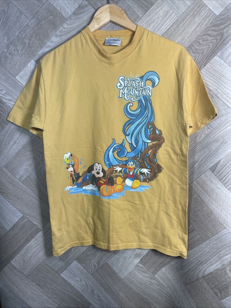 Vintage Walt Disney World Shirt Mens Medium Magic Kingdom Splash Mountain 90s