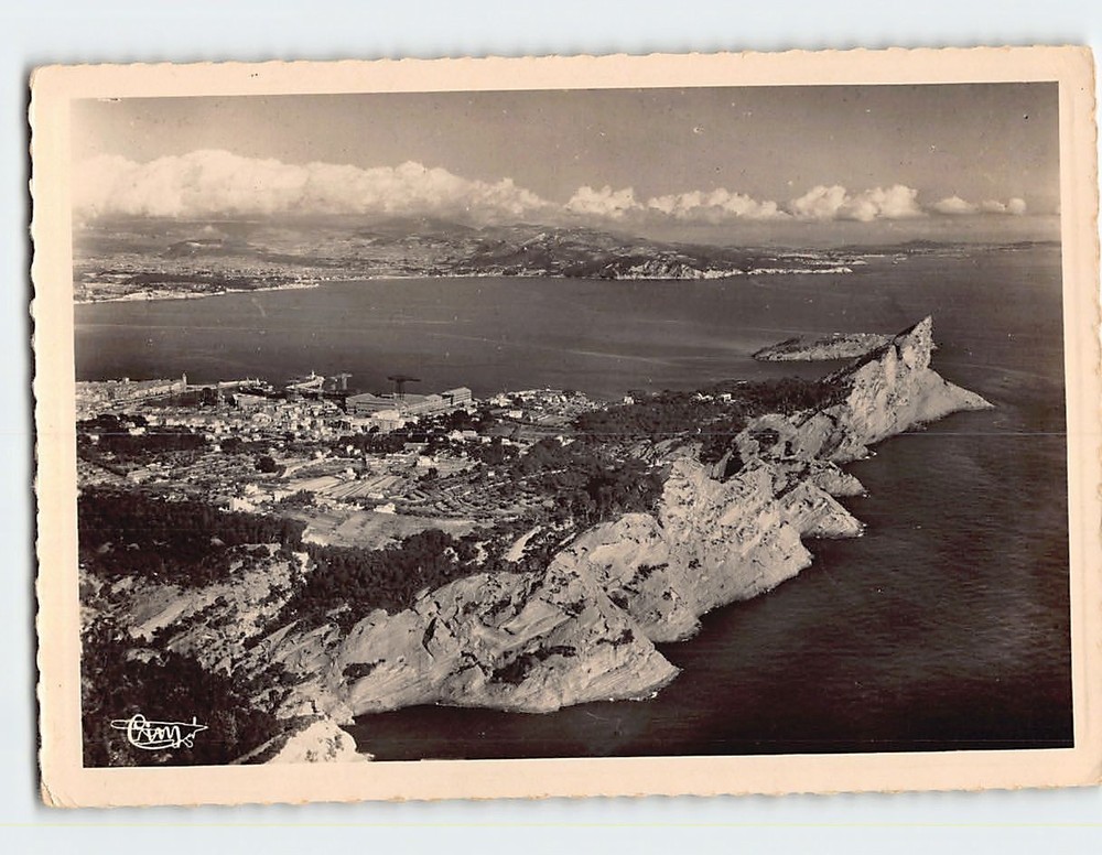 Postcard Aerial View La Ciotat in France