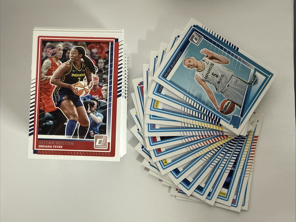 🔥🔥 2025 Panini Donruss WNBA Complete Set #1-100 - All 15 Rated Rookies 🔥🔥