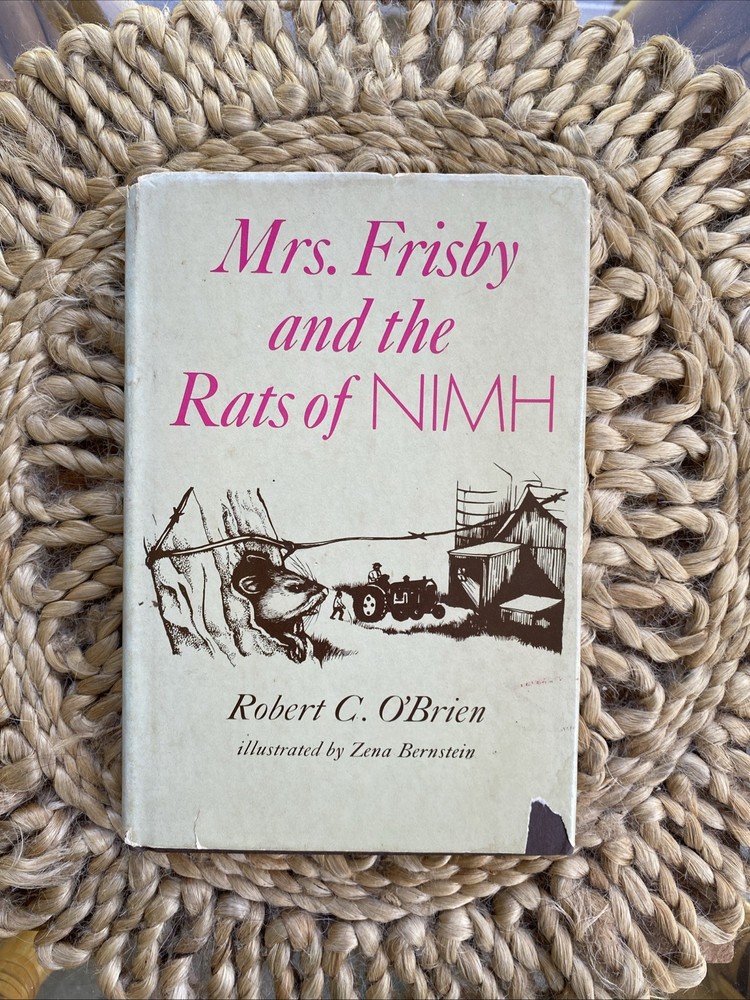 Mrs Frisby And The Rats Of NIMH Robert C O'Brien 1971 HC 1st Ed Book Club