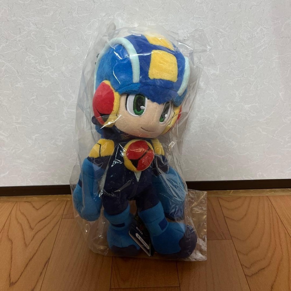 Mega Man Exe plush toy with tag #2edd64