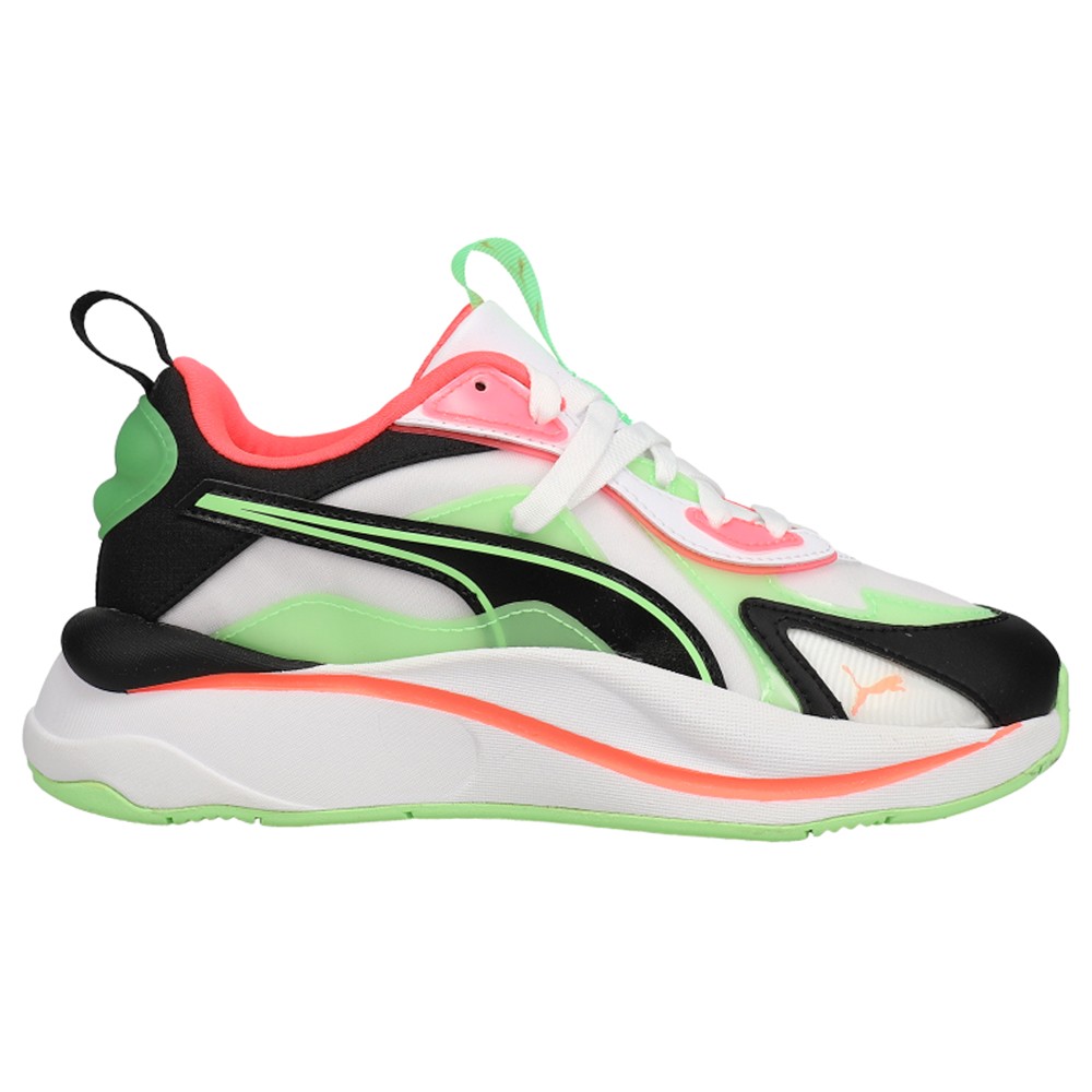 PUMA RsCurve Clights Lace Up  Womens White Sneakers Casual Shoes 380691-01