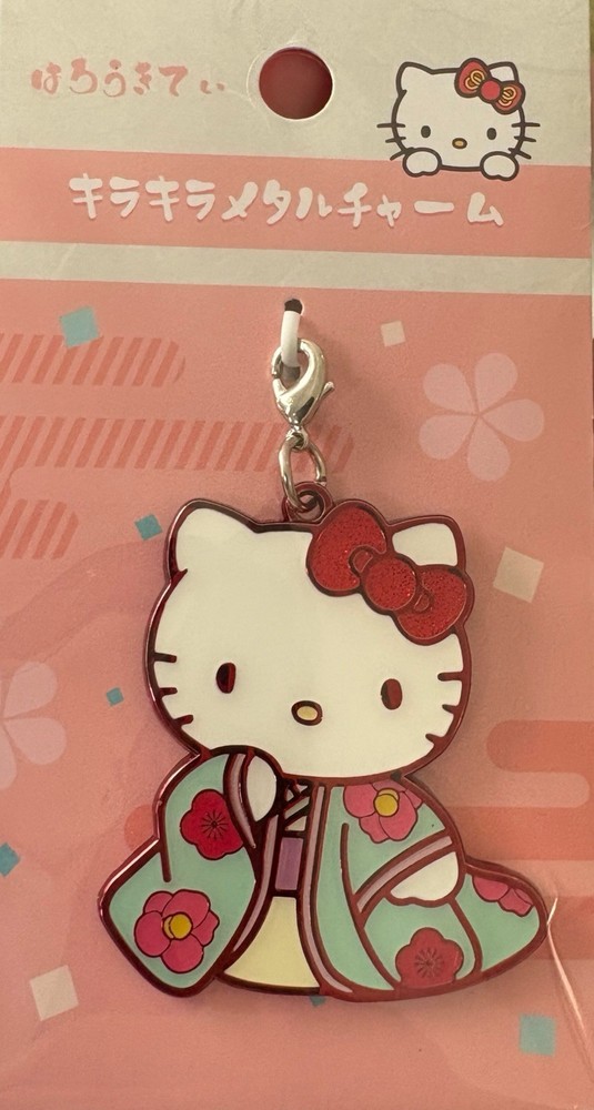 Sanrio Glitter Metal Charm 4-Piece Set: Hello Kitty/My Melody/Kuromi/CinnamorollThis product is sold exclusively in Japan.