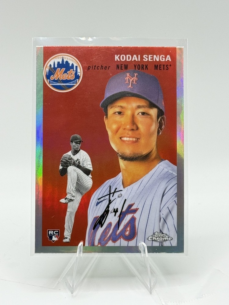 2023 Topps Chrome Platinum Anniversary Kodai Senga Refractor #500 RC Mets