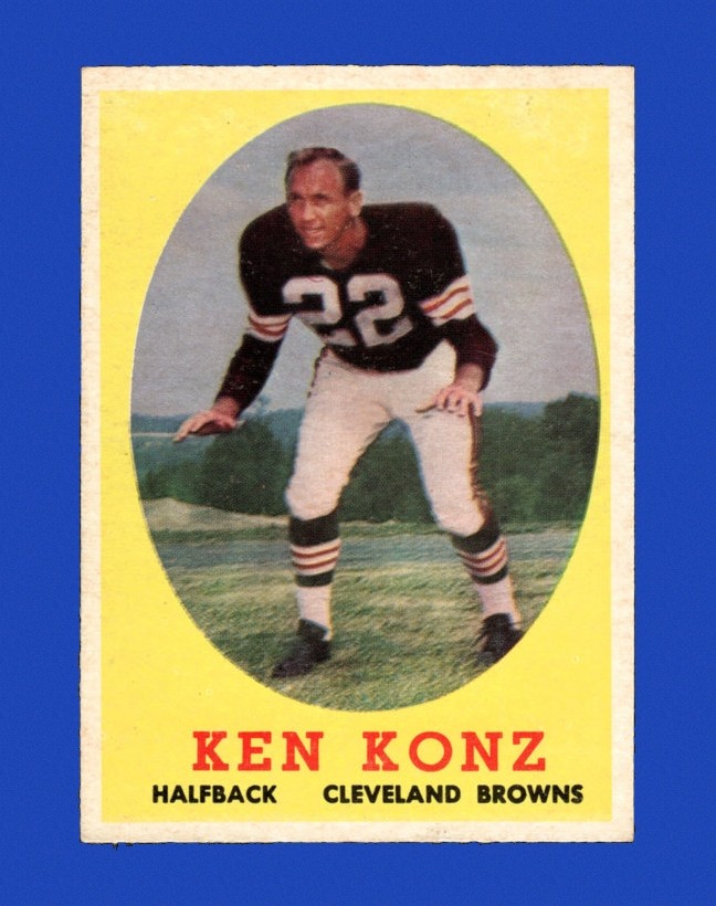 1958 Topps Set-Break # 26 Kenny Konz NR-MINT *GMCARDS*Consign with Greg Morris Cards
