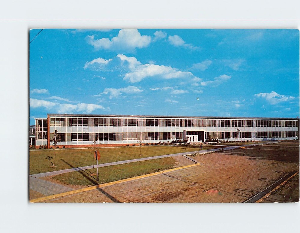 Postcard Eugene C. Rowe Hall Central Michigan University Mt. Pleasant Michigan