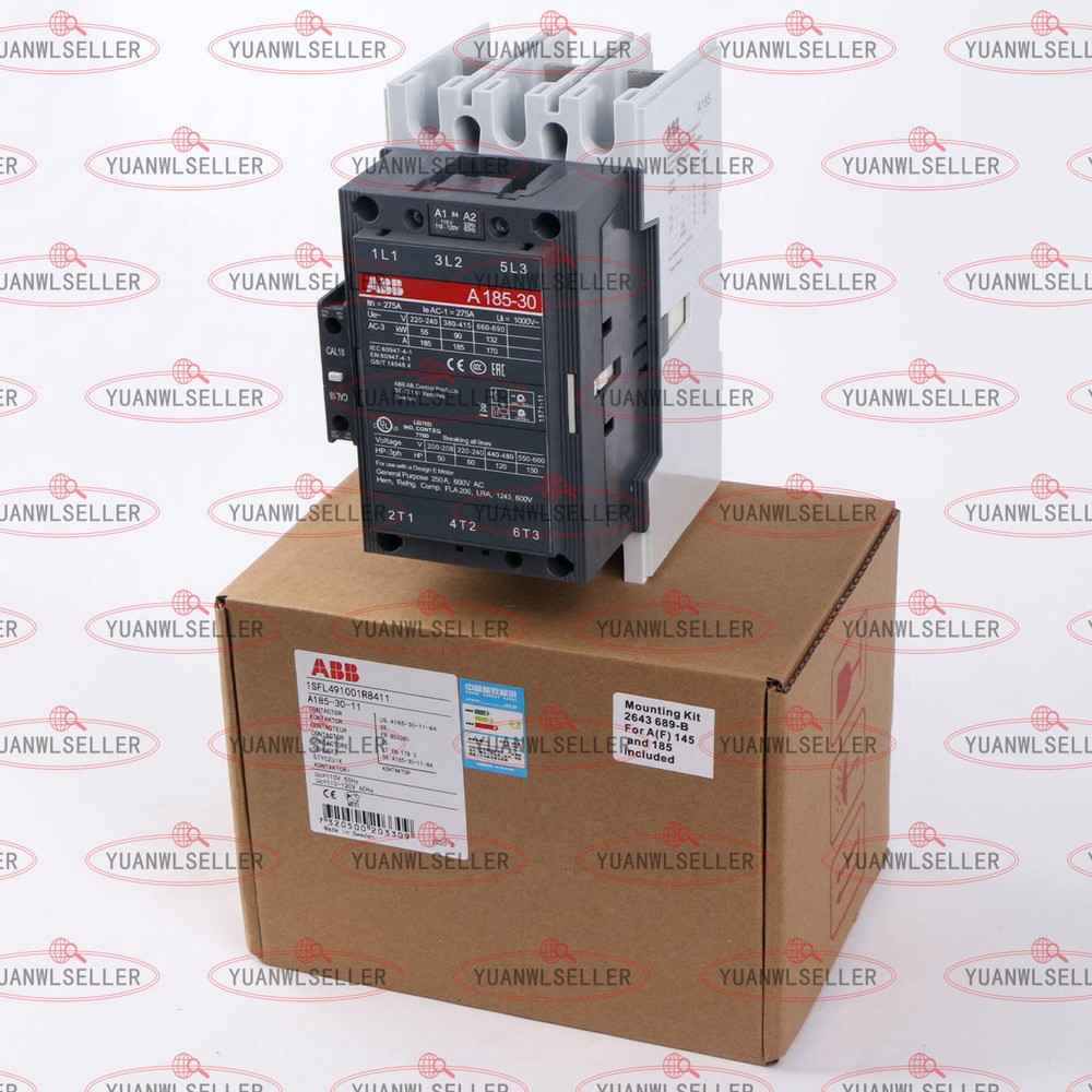 1PCS NEW ABB Contactor AC Contactor A185-30-11 185A 110V