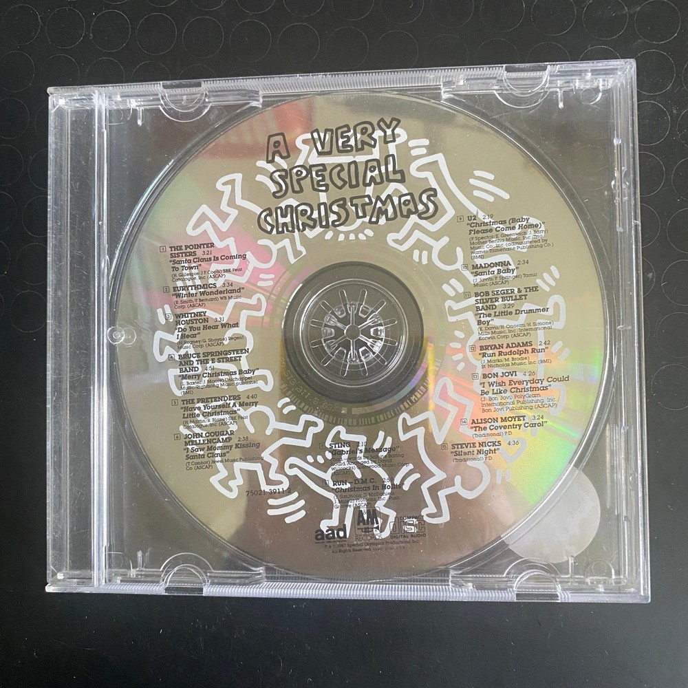 A Very Special Christmas CD 1987 Pop Rock Keith Haring A&M Records