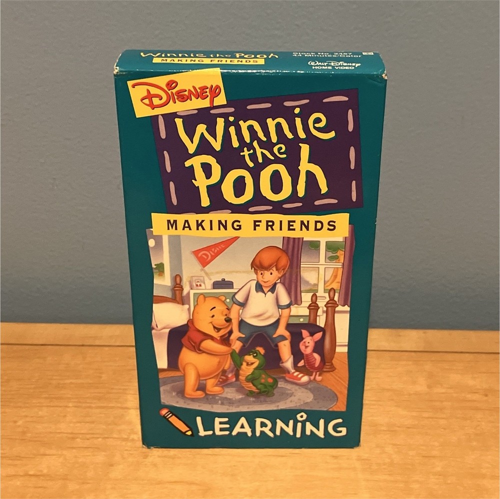 Walt Disney Winnie the Pooh: Making Friends VHS NTSC Educational Animated 1997