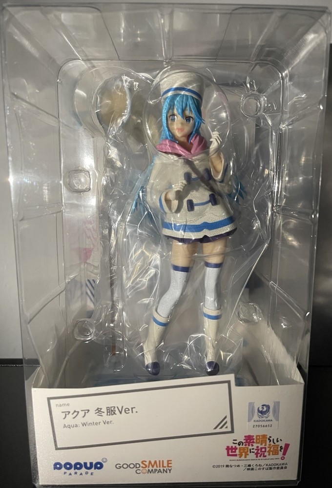 Good Smile Company POP UP PARADE Aqua Winter Ver. Figure KonoSuba PVC ABS Boxed