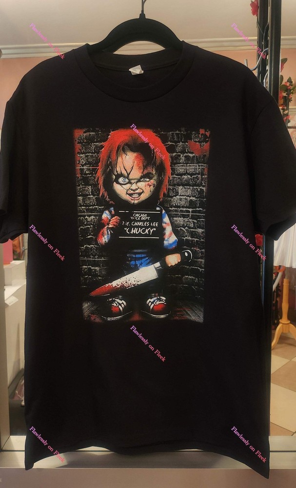 Chucky Mugshot Child's Play Graphic T-Shirt