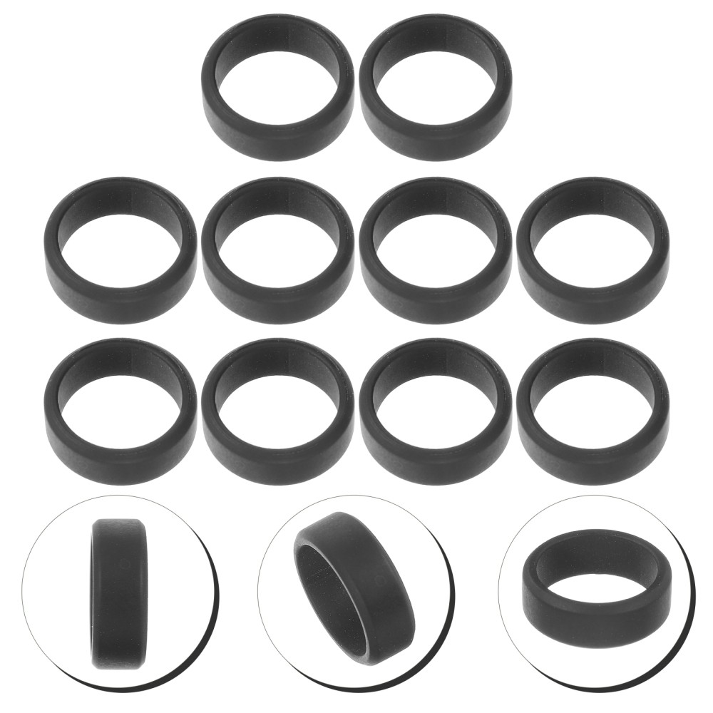 10 Soft Silicone Fitness Rings for Men – Sports & Outdoor Grip Enhancers