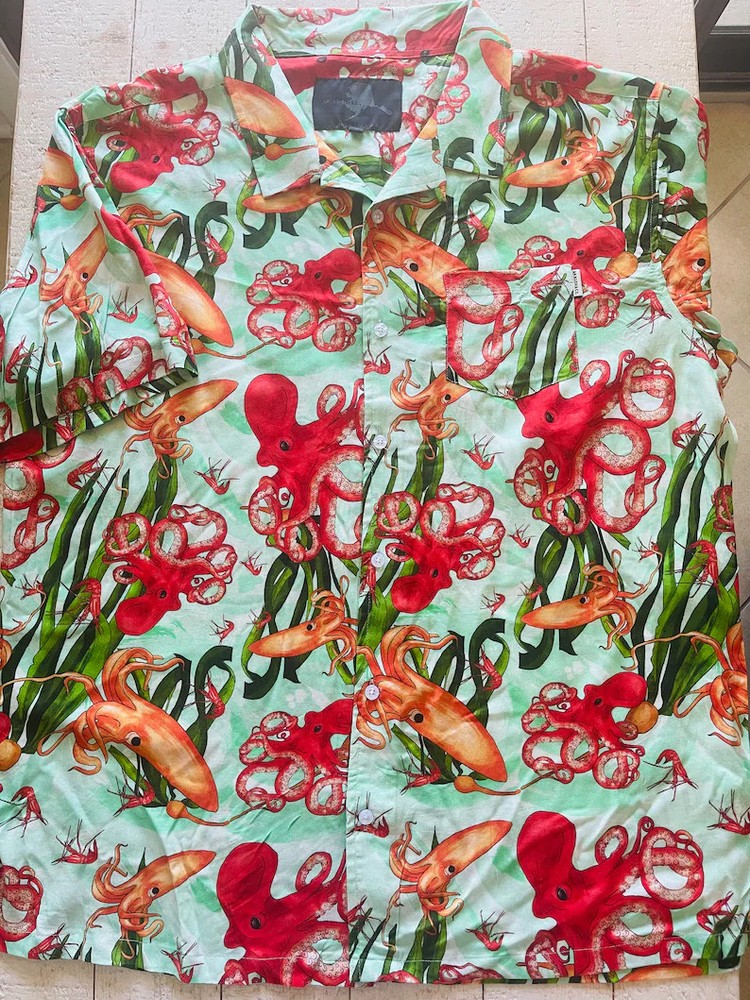 Octopus Sea Life Hawaii Shirt Mens Womens Tropical Beach Vacation