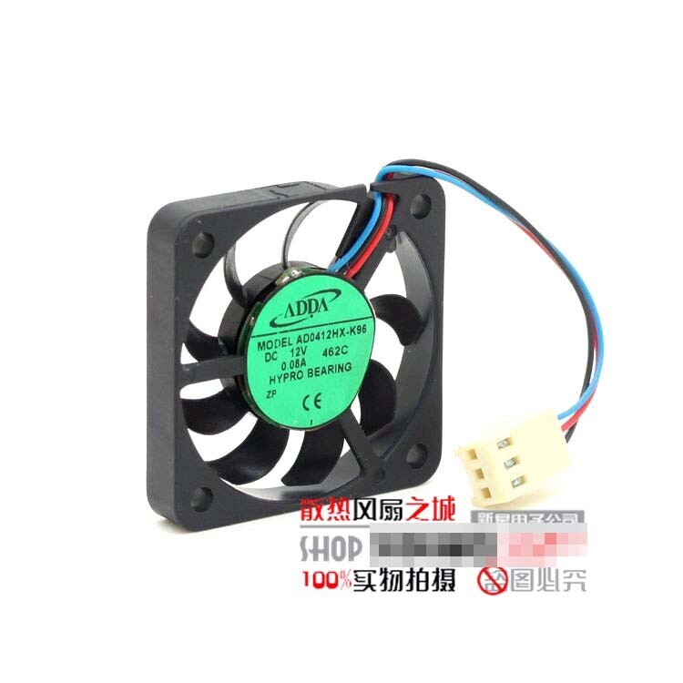 ADDA AD0412HX-K96 4006 4CM 12V 0.08A Ultra-Thin Silent Cooling Fan #F22