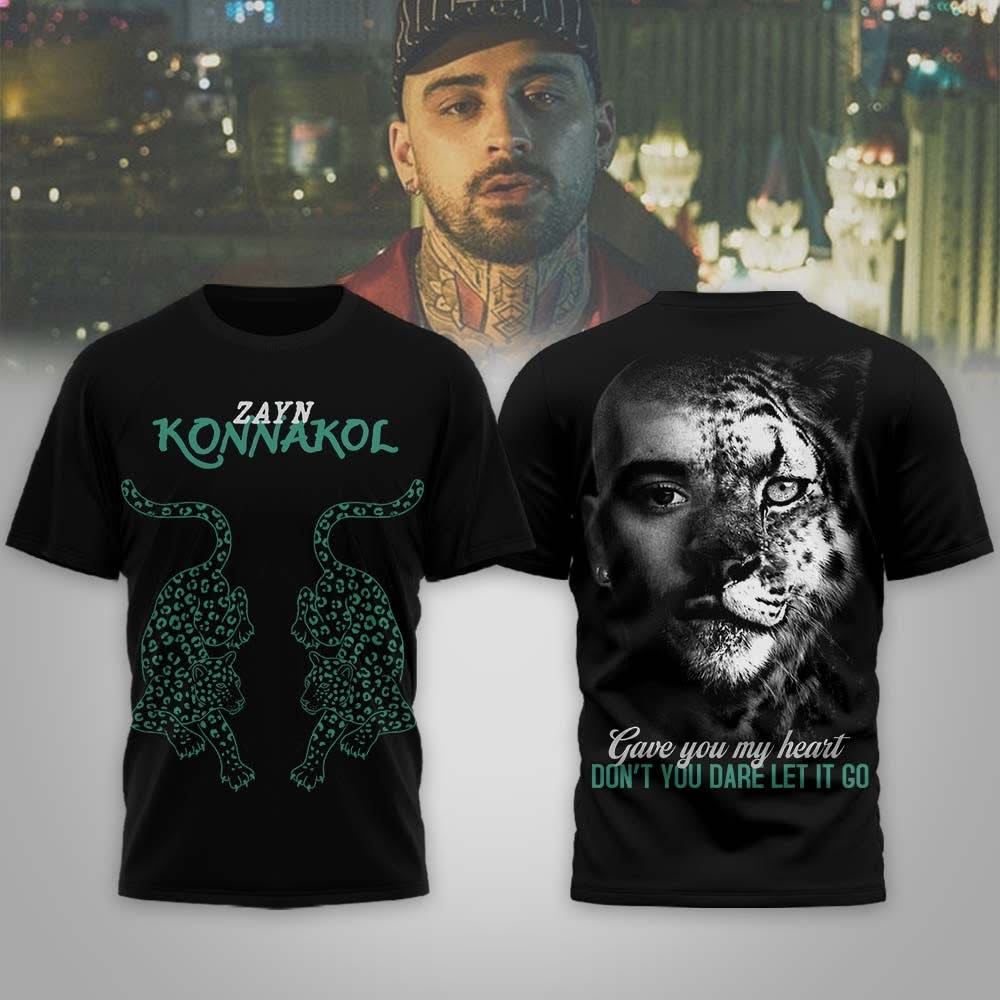 Zayn Malik Tour 2026 All Over Print Shirt - Size S to 5XL