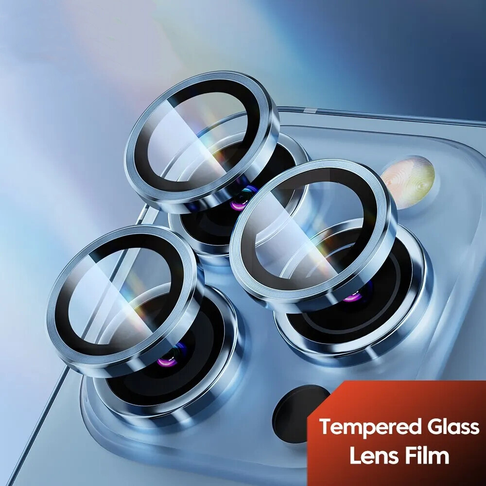 Metal Camera Lens Cover For iPhone 16 Pro Max 15 Pro 13 Pro Max 12 11 14 Pro Max