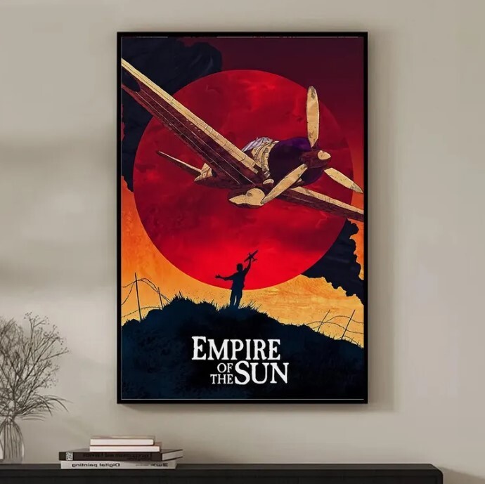 Empire of the Sun Retro Movie Poster Wall Art for Home Decor