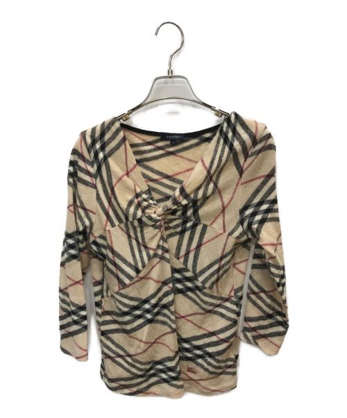 Burberry London Nova Check Design Knit Size M