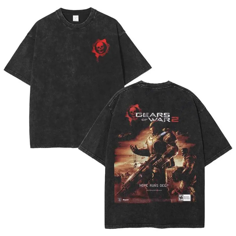 Gears of War Graphic T-Shirt Soft Cotton Unisex Streetwear Game Merch Gift Tee