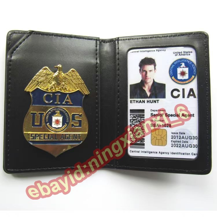 Custom CIA Operations Officer Parody ID Credit Card Movie Prop