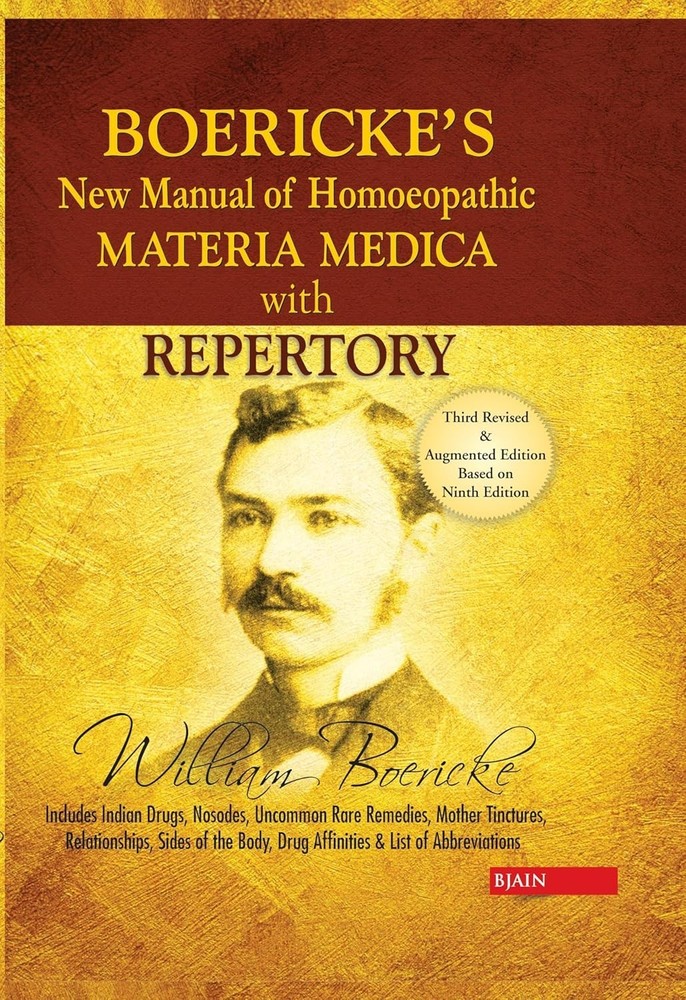 Boericke's New Manual of Homeopathic Materia Medica with Repertory-PAPERBACK