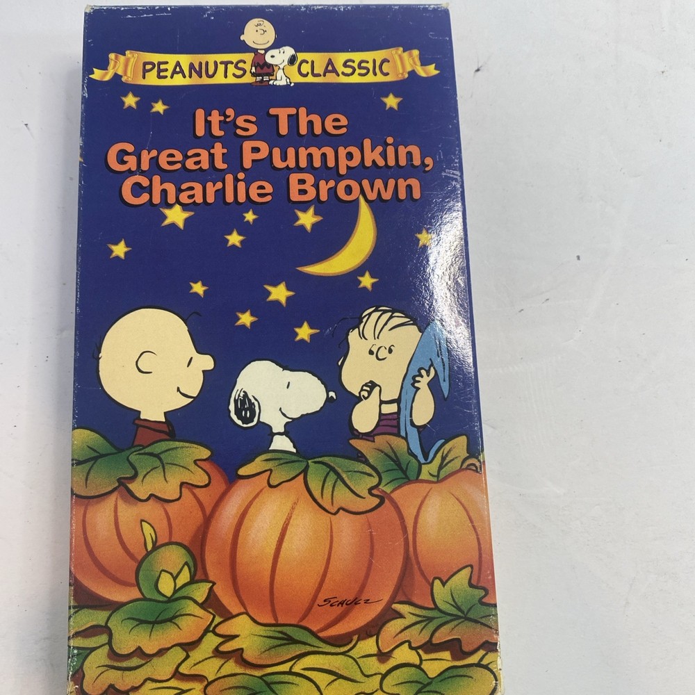 IT'S THE GREAT PUMPKIN CHARLIE BROWN - Classic Peanuts, Snoopy,  VHS